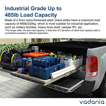 VADANIA Heavy Duty Drawer Slides with Locking Feature