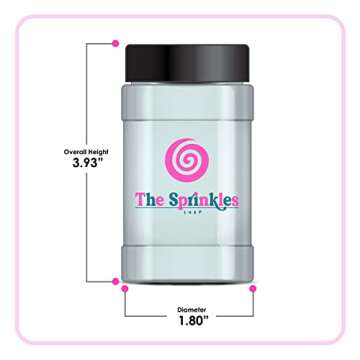 Tiny Red Heart Edible Sprinkles for Valentine's Day