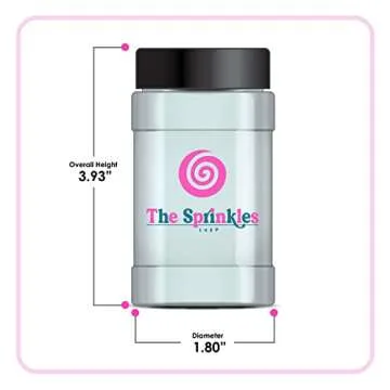 Tiny Red Heart Edible Sprinkles for Valentine's Day