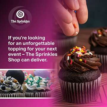 Tiny Red Heart Edible Sprinkles for Valentine's Day