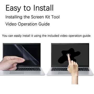 KEANBOLL 3-Pack Anti Glare Screen Protector for Dell Inspiron 14 7420 7425 2-in-1 Touch Screen 14" Laptop, Eye Protection & Anti Fingerprint Filter (Not for Latitude 14)