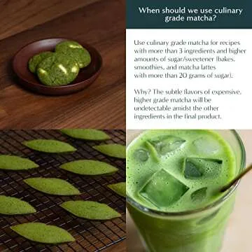 Naoki Matcha Organic All Purpose Blend - Authentic Japanese Culinary Grade Matcha Green Tea Powder from Japan (100g / 3.5oz)