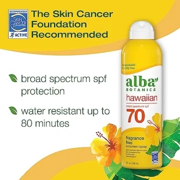 Alba Botanica SPF 70 Sunscreen Spray - Broad Spectrum Protection