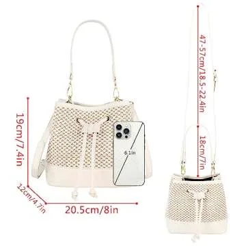 Stylish Handwoven Straw Shoulder Bag for Every Occasion