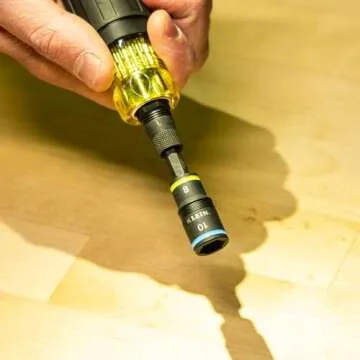 Klein Tools 32931M 2-in-1 Metric Impact Socket Set, 1 Flip Socket with 2 Metric Hex Sizes, 8mm and 10mm, Impact Rated 2-Inch Shaft