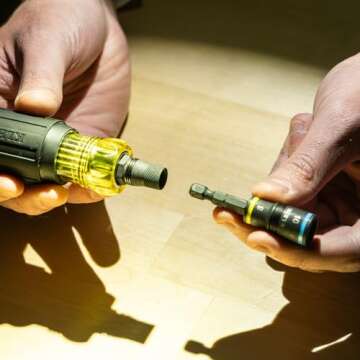 Klein Tools 32931M 2-in-1 Metric Impact Socket Set, 1 Flip Socket with 2 Metric Hex Sizes, 8mm and 10mm, Impact Rated 2-Inch Shaft