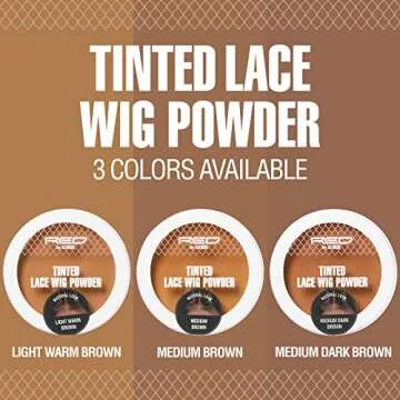 RED by Kiss Lace Wig Tinted Powder Set for All Beauty Levels
