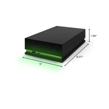 Seagate 8TB Game Drive Hub for Xbox USB 3.2 LED Lighting