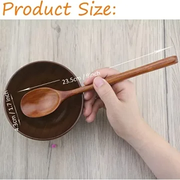 ADLORYEA Wooden Spoons - Eco-Friendly Kitchen Utensils