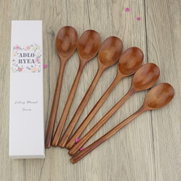 ADLORYEA Wooden Spoons - Eco-Friendly Kitchen Utensils