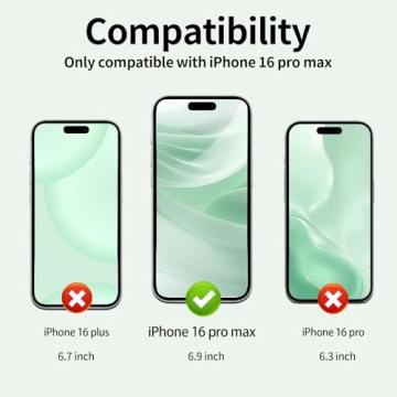Premium Screen Protector for iPhone 16 Pro Max – Durable 3Pack
