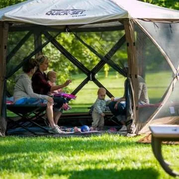 CLAM Quick-Set Sky Camper: Pop-Up Canopy Tent for Outdoor Fun