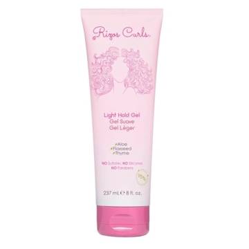 Rizos Curls Light Hold Gel, Defines with Flexible Hold, Flake-Free and Frizz-Free Voluminous Curls, ...
