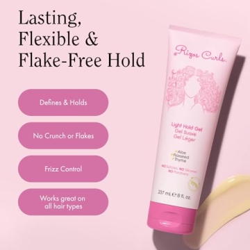 Rizos Curls Light Hold Gel for Defined, Non-Crunchy Curls