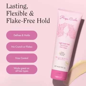 Rizos Curls Light Hold Gel for Defined, Non-Crunchy Curls