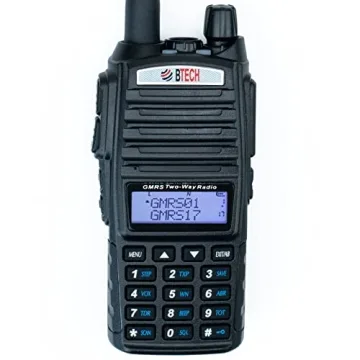 BTECH GMRS-V2 5W 200 Fully Customizable Channels GMRS Two-Way Radio