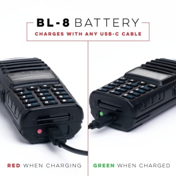 BTECH GMRS-V2 Radio with USB-C Charging and IP54 Rating