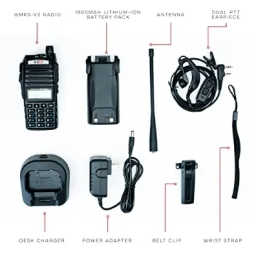 BTECH GMRS-V2 Radio with USB-C Charging and IP54 Rating