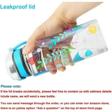 BPA Free Mermaid Water Bottle for School Kids