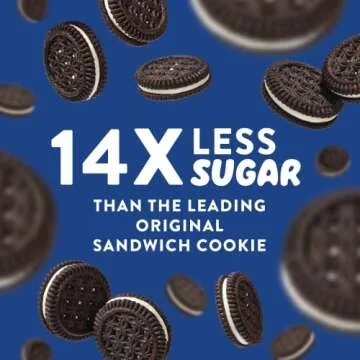 HighKey Sugar Free Sandwich Cookies - Low Calorie, Keto-Friendly Snack With Zero Sugar and Gluten Free - 30 Count