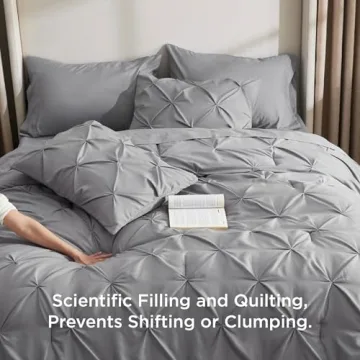 Bedsure King Comforter Set - 7 Piece Bedding Solution