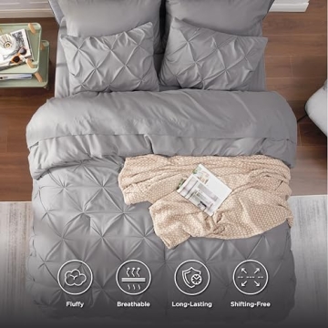 Bedsure King Comforter Set - 7 Piece Bedding Solution