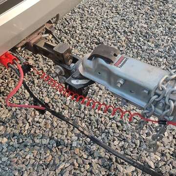 Malloryx 4' Coiled Breakaway Trailer Cable - Durable & UV-Resistant