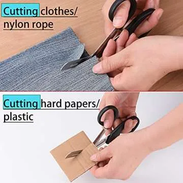 Anourney 7.5" Stainless Steel Bandage Shears,Medical Scissors,Trauma Shears,Fluoride-Coated with Non-Stick Blades Nursing Shears,Surgical Scissors,EMT Shears,Safety Tape Scissors,Emergency Scissors