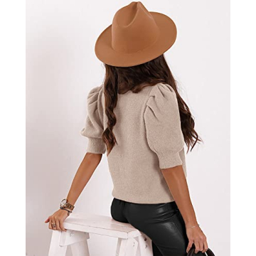 Stylish Women's Puff Sleeve Sweater for All Occasions 2025