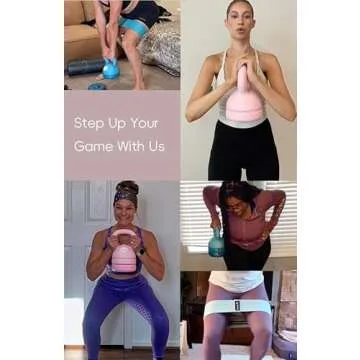 kure.fit Adjustable Kettlebell | 5 lb - 12 lb | Kettlebell Weights Set for Home Gym | Full-Body Work...