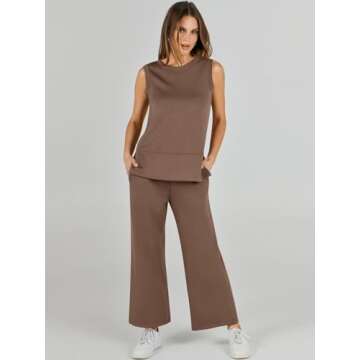 Chic ANRABESS Women's 2 Piece Summer Outfits for All