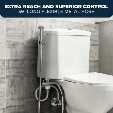 Premium All Metal Handheld Bidet - Easy DIY Installation and Eco-Friendly