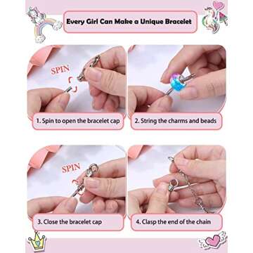 Girls Advent Calendar 2024, Charm Bracelets Making Kit for Kids Christmas Countdown Calendars 24 Days Xmas Jewelry Making Kit for Girls 6-7, Teens Teenagers Girl 8-12 & Women Arts and Crafts Gift Toys