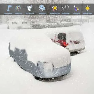 Tecoom Waterproof Car Cover for Sedans 170-190 Inches