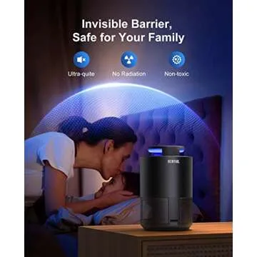 Fly Traps for Indoors, NONTAIL Indoor Fruit Fly Trap with 360°UV Light Fan, Catcher & Killer for Mosquito, Gnat, Moth, Fruit Flies, 4 Sticky Glue Boards Included, Black