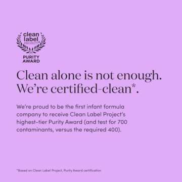 ByHeart Infant Formula Powder for Infants 0-12 Months, Made With Organic Whole Milk, Clean Label Project Certified, Closest-to-Breast Milk Baby Formula Patented Protein Blend, 24 Ounce (Pack of 1)