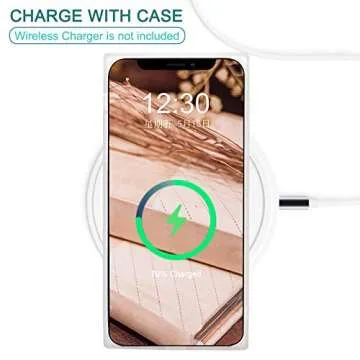 Omorro for iPhone 12 Rectangle Edge Case, Cute Fluorescence Color Grow in The Dark Flexible Soft Slim Rubber Bumper Chic Rectangle Strengthen Shockproof Protective Clear Case Rose