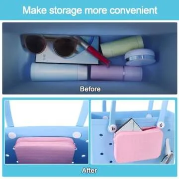 Stylish Silicone Accessories for Bogg Bags - Pink Set