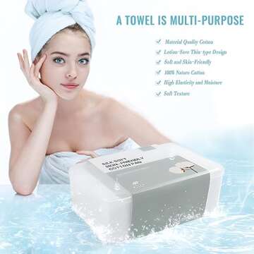 GothicBride 1000PCS Thin Rectangle Cotton Pads Makeup Remove Pads