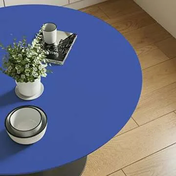 practicalWs Blue Peel and Stick Wallpaper 15.7 inch×118.1 inch Blue Contact Paper Self Adhesive Removable Wall Paper Textured Decorative Roll for Wall Bedroom Kitchen Counter