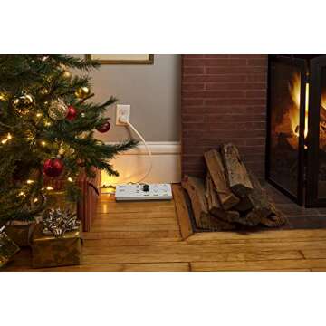 APC Smart Plug Wi-Fi Power Strip with USB Ports, PH6U4X32, 3 Smart Plugs that Work with Alexa, 6 Outlets Total, 2160 Joule Surge Protector Black