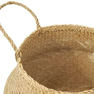 Eco-Friendly Artera Woven Seagrass Plant Basket XXL