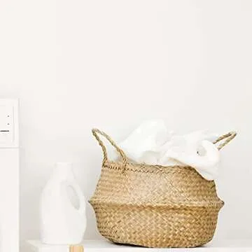 Eco-Friendly Artera Woven Seagrass Plant Basket XXL