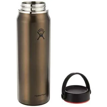 Hydro Flask Steel 32 Oz Lightweight Wide Flex Cap Obsidian