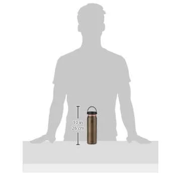 Hydro Flask Steel 32 Oz Lightweight Wide Flex Cap Obsidian