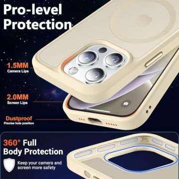 MOCCA Magnetic Case for iPhone 14 Pro, Drop Protection