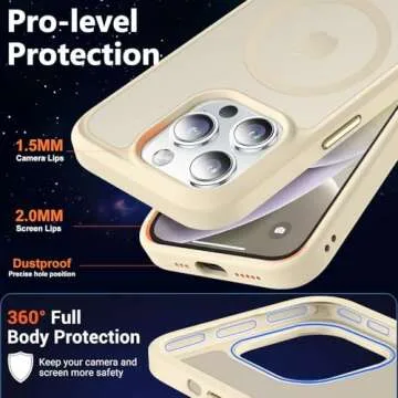 MOCCA Magnetic Case for iPhone 14 Pro, Drop Protection