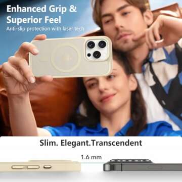 MOCCA Magnetic Case for iPhone 14 Pro, Drop Protection