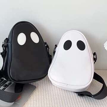 Juoxeepy Halloween Ghost Crossbody Bag for Women