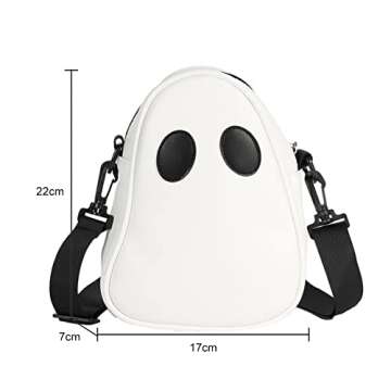 Juoxeepy Halloween Ghost Crossbody Bag for Women